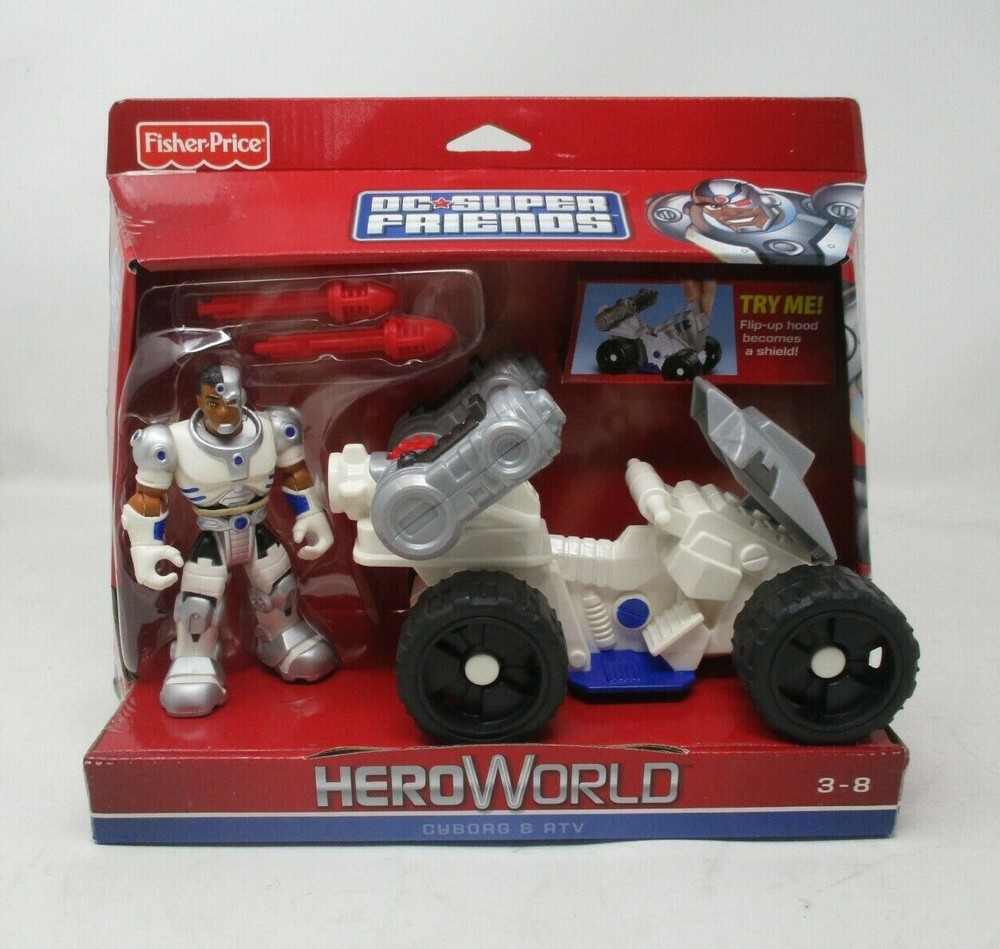 Fisher-Price Hero World DC Super Friends Cyborg and ATV