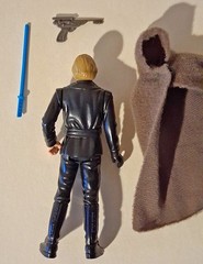 luke skywalker jedi knight with blue light sabre