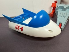 Vintage 1968 BILLY BLASTOFF Space Scout Set Action Figure Set Eldon NOT WORKING