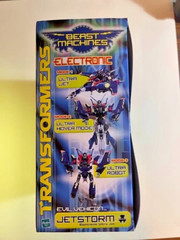 Transformers Beast Machines EVIL VEHICON JETSTORM + Electronic Ultra Jet