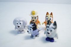 Bluey Figures Lot – 19 Character Figures + Furniture Playset Bundle