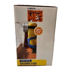 Rare Despicable Me3 Deluxe Talking Minion Carl Toy Moving Eyes & Arms 25+sayings