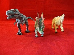 Jurassic World Toys -Jurassic Park Dinosaurs Action Figures-Set of 3 ABS Plastic
