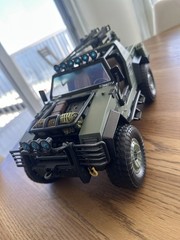 GI Joe Classified Vamp Vehicle Only With Modified Grid Iron Parts