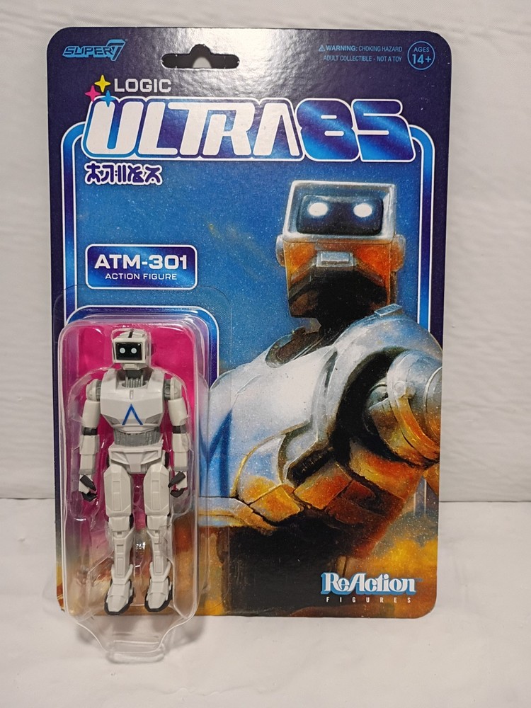 Super 7 Logic Ultra 85 ATM-301 3.75″ Retro Action Figure