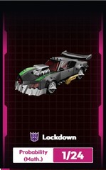 Transformers BLOKEES WHEELS WAVE 3 REG. CASE LEADER LOCKDOWN RARE! USA RELEASE!