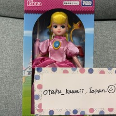 Nintendo Princess Peach Licca-Chan Doll Super Mario Takara Tomy tokyo Japan NEW