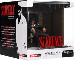 Movie Icons Scarface: Tony Montana Throne 7″ Figure