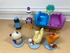 Disney Junior T.O.T.S Tiny Ones Transport Service 5 figures & rocker / crib
