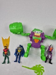 DC Action Figure Lot The Joker Robo Rampage Destroyer Deathstroke Slade Robin