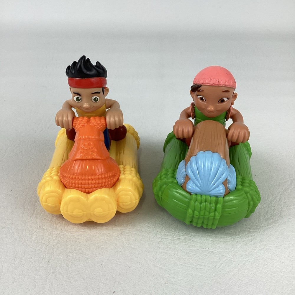 Disney Jr Jake And The Never Land Pirates Water Jet Ski Racers Pull Back Vehicle