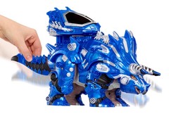 Armorsaurs Armor-Up Triceratops Dinosaur Cobalt Toy Figure with 7 Removable Armo
