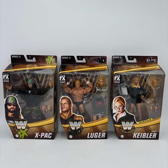 WWE Elite Collection Legends Series 15 NWO Lot – Luger X-Pac & Stacy Keibler