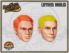 Dime Novel Legends 1:18 scale (4″) “Leftover Noodles” head 2-pack