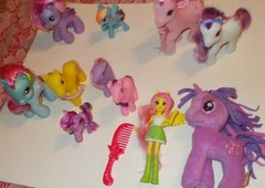 Raggady Ann Andy* My Lil Pony LOT* Pooh Piglet Tigger*Scooby Doo*Fish PLUSH TOYS