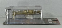 Roblox Simoon68 Golden God 3.5 in Action Figure Pkg Top RT Corner Damaged