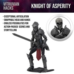 Knight of Asperity 10th Anniversary Male Figure -Vitruvian H.A.C.K.S. 1:18 Scale
