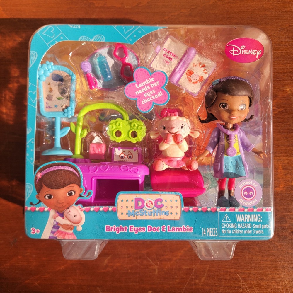 2014 Doc Mcstuffins Bright Eyes Doc & Lambie Disney NEW IN BOX