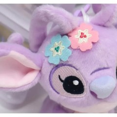 11 Cm Hot Kawaii Disney Stitch Angel Toys Purple Anime Lilo&Stitch Doll Toy