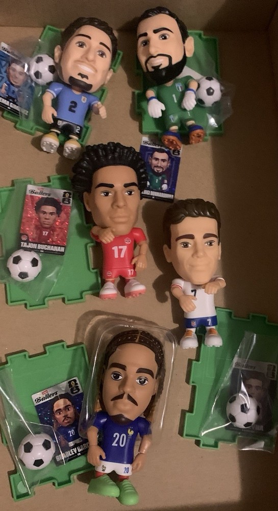 2026FIFA World Cup Zuru Soccer Ballers Lot Of 5, France,USA,Italy,Canada&Uruguay