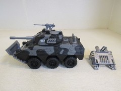 Toys R Us Sentinel 1 Tank Gray/Black Top Opens 5F5EC17 09317