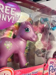 2004 G3 My Little Pony Wing Wishes w/Blossomforth & Spring Fever Toys R Us NIB