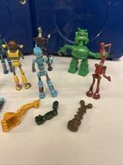 ROBOTS MOVIE MIX ‘N MATCH FIGURES 9 ROBOTS – RODNEY COPPERBOTTOM & FRIENDS 3.5”