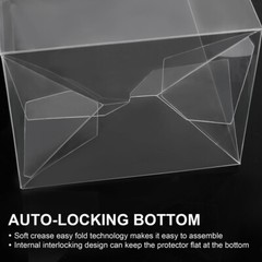 Pop Protector Compatible with 4″ Funko POP! Figures Clear Pop Case Display Box