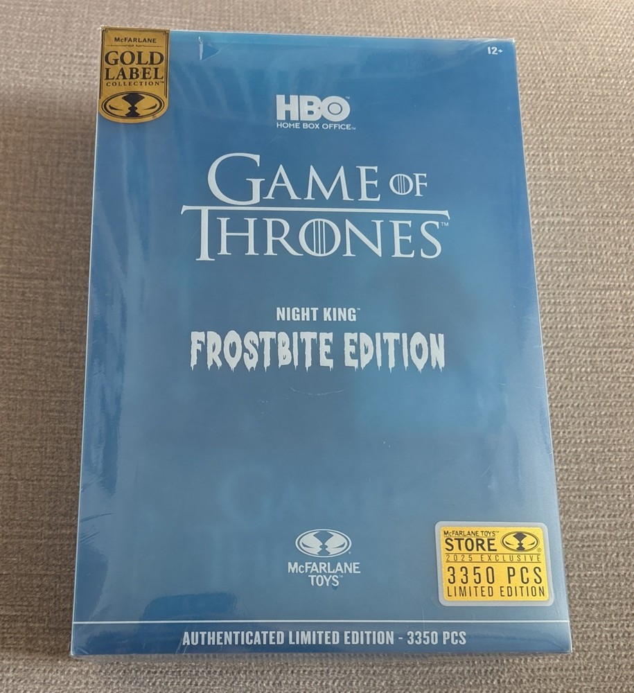 McFarlane Game of Thrones Figure Night King Frostbite Edition Gold Label HBO New
