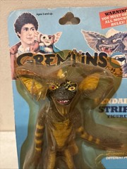 LJN Gremlins Gizmo Poseable Mogwai Action Figure, Plastic, 1984 Vintage & Stripe