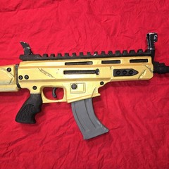 Life-size Fortnite Legendary GOLD SCAR EVA Cosplay Prop Replica Assault Rifle
