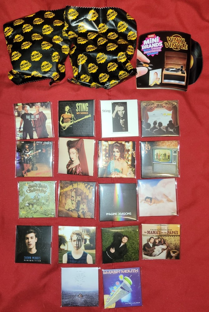 Zuru Mini Brands VINYL Really Works Music Bundle Lot of 18 Mini Vinyls W/Access