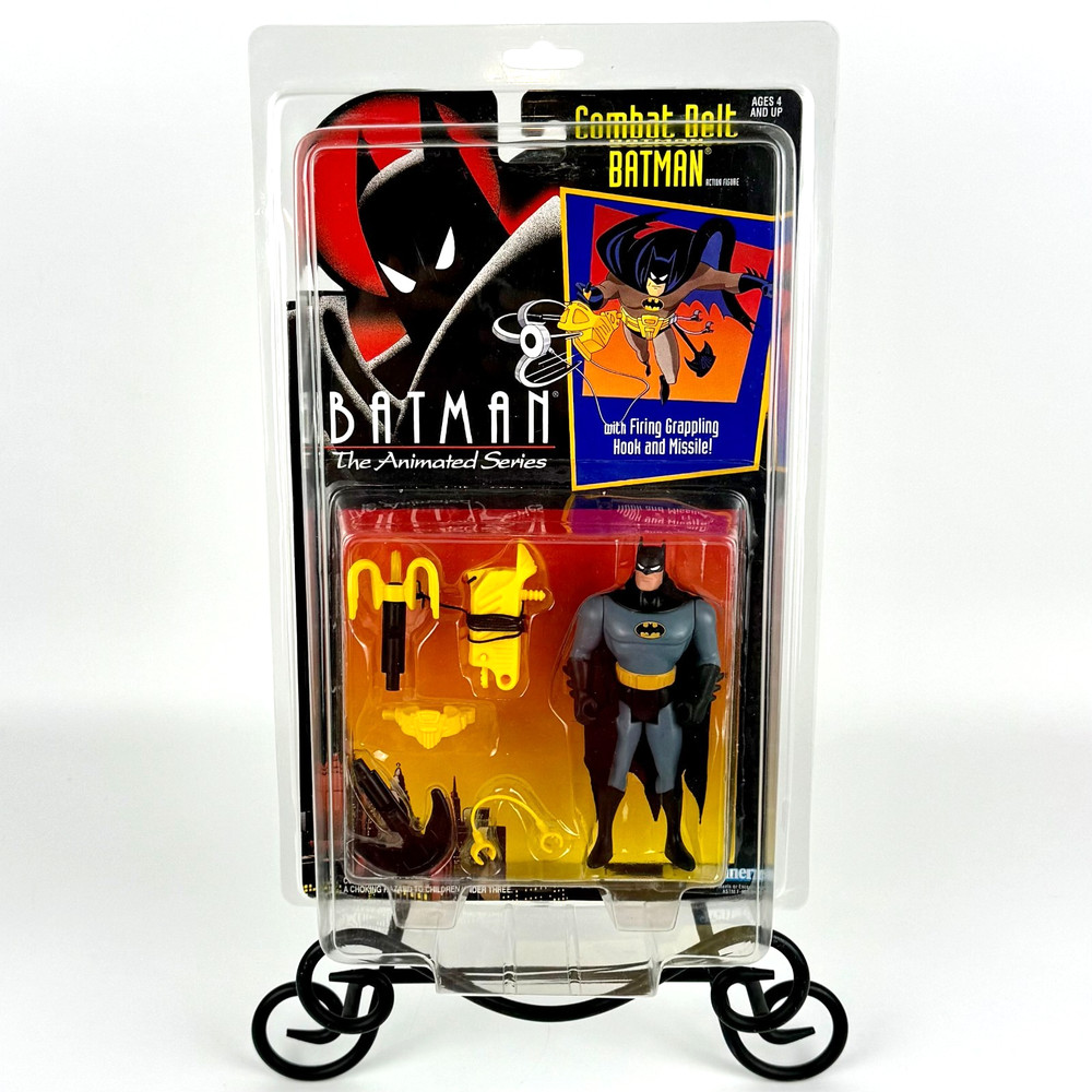 Vintage Batman The Animated Series Combat Belt Batman Kenner 1992 BTAS with Case
