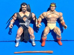 1982 Remco Figure Lot Warlord Mikola Deimos Hercules Rare Includes Clothing Belt