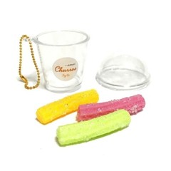 Realistic Mini Snack Food Toy Collectible 1 Random Miniature Keychain Figure