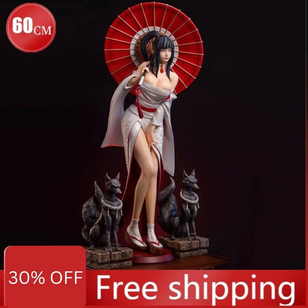 Hyuga Hinata Naruto Anime Action Figure Collectible Model Statue Toys Gifts 60cm