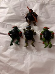 Teenage Mutant Ninja Turtles Figures TMNT 1988 Mirage Studios Playmates Set Of 4