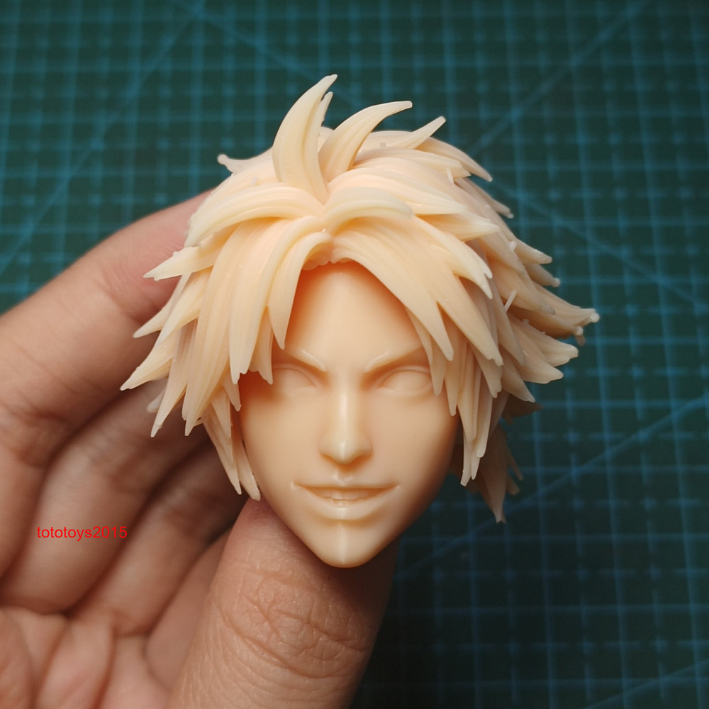 1:6 1:12 1:18 Fantasy anime Boy Head Sculpt for 12” 6” 3.75”Male Figure Body