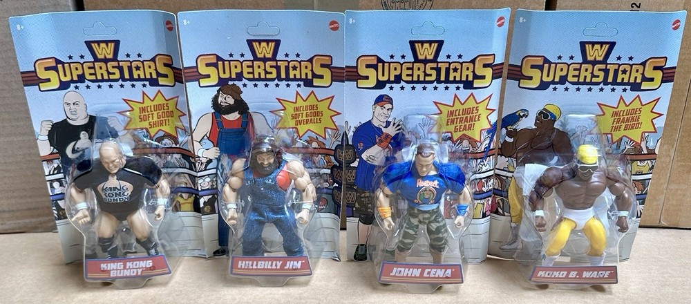 WWE Superstars Series 19 John Cena, Koko, King Kong Bundy, Hillbilly Jim Lot