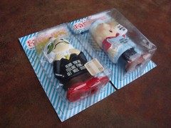 Lot of (2) Capricious Characters (American Eagle & Newsboy) by Enesco Japan 1968