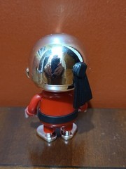 Ryan’s World Toy Ninja Robot Action Figure Silver Chrome Bonkers Toy 3”