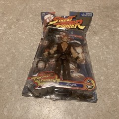 Jazwares Street Fighter Akuma Action Figure in box used 6.5 x 4 inches