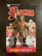 Mattel LJN WWE Superstars Series 3 The Rock Chase Black Card