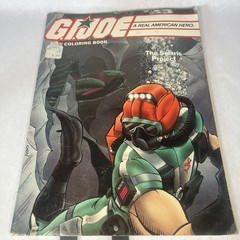 Vintage G.I. Joe COLORING BOOK A Real American Hero Marvel 1987 partially used