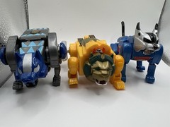 Vintage Tek Toys Robo-Kats LOT of 4 Fighting Animal Anibots Robot Toys