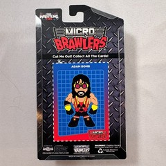 Lot of 3 New/Sealed Micro Brawler Figures: Adam Bomb Harley Race & Awesome Kong