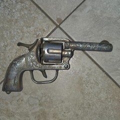 Lot Of 5 – 1950’s Kids Metal Toy Cap Gun Pistols – Vintage