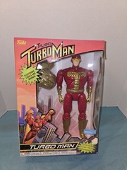 Talking Turbo Man Action Figure – 13.5” Jingle All the Way Collector’s Edition