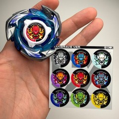 Beyblade X: CUSTOM CX Recolor Set Stickers