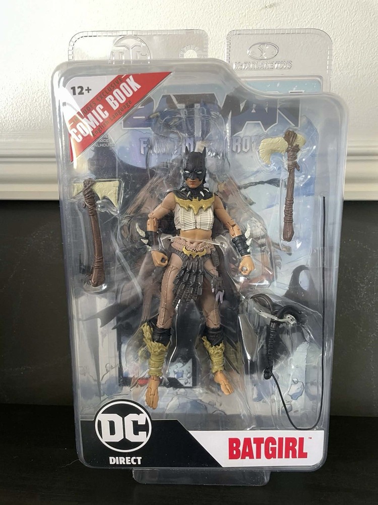 McFarlane DC Direct Batman Fighting The Frozen Batgirl Figure FAST Shipping